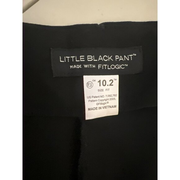 Little Black Pant FitLogic sz 10.2 Dress Pants Officewear Career - Picture 8 of 8